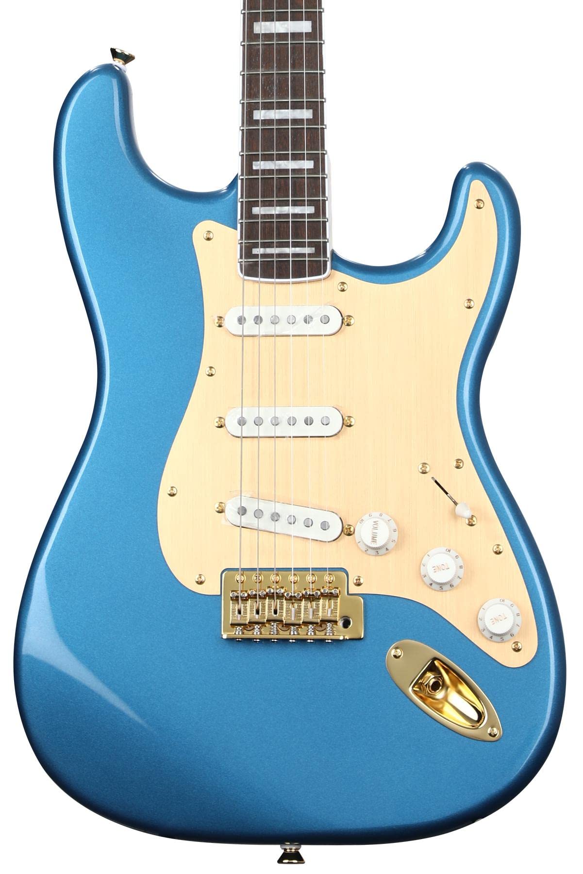 Amazon | Squier by Fender 40th Anniversary Stratocaster Gold