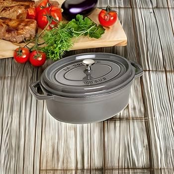 Amazon｜staub ストウブ 「 ピコ ココット オーバル グレー 27cm