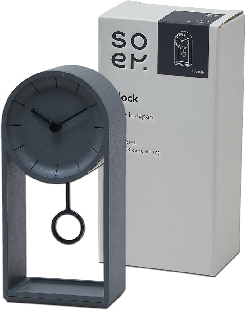 Amazon.co.jp: soem【置き掛け兼用時計】クロック CGY 置き時計