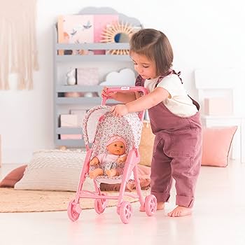 Amazon.com: Corolle Mon Premier Poupon Foldable Baby Doll Stroller