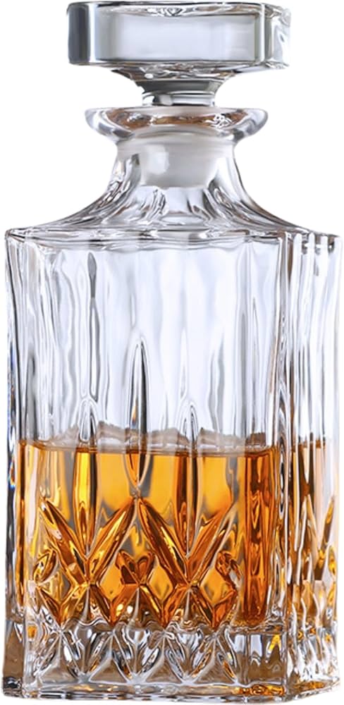 Amazon | GriMei ウイスキーデカンタ ウイスキーボトル デキャンタ