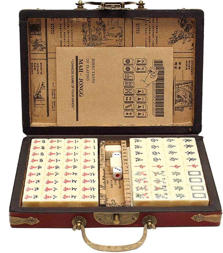 Amazon | Zengxi 麻雀牌 マージャン牌 中国 144タイル麻雀セット