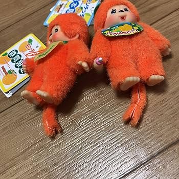 Amazon.co.jp: モンチッチ ストラップ オレンジシリーズ 2体セット