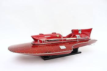 Amazon | GIA NHIEN 木製モデルボート 手芸 フェラーリ ハイドロ