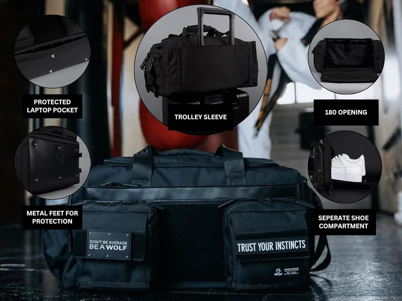 Amazon.com | WOLFpak Ultimate 40L Gym & Travel Duffle Bag | Heavy