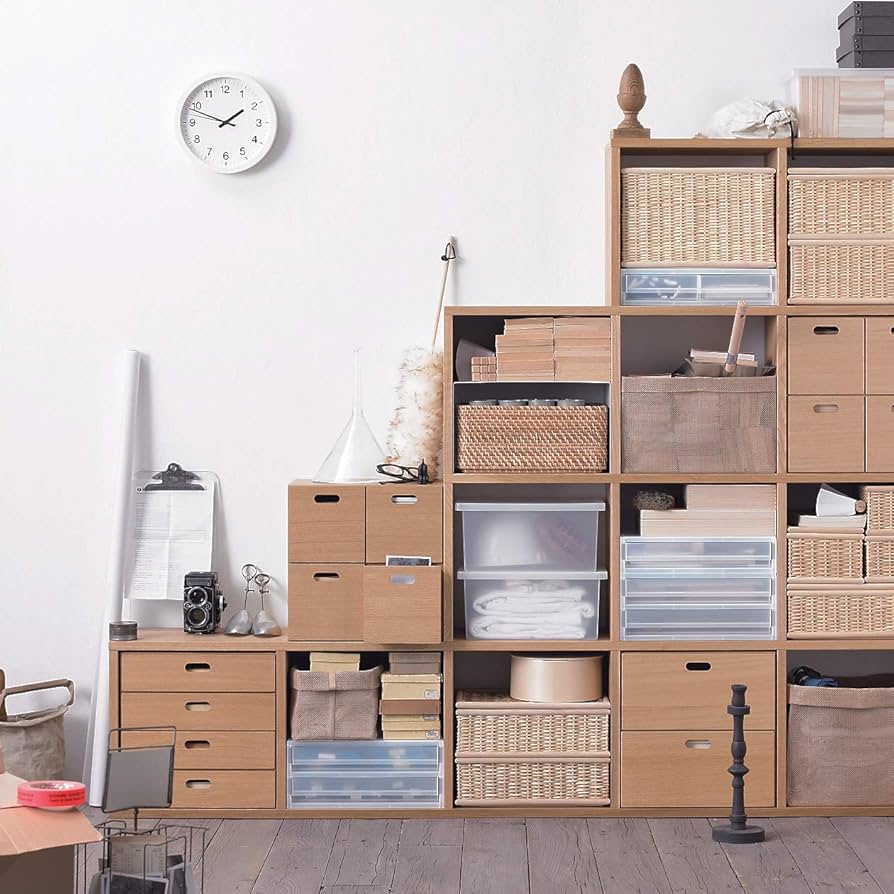 Amazon｜無印良品 スタッキングシェルフ・追加2段・オーク材 幅40×奥行