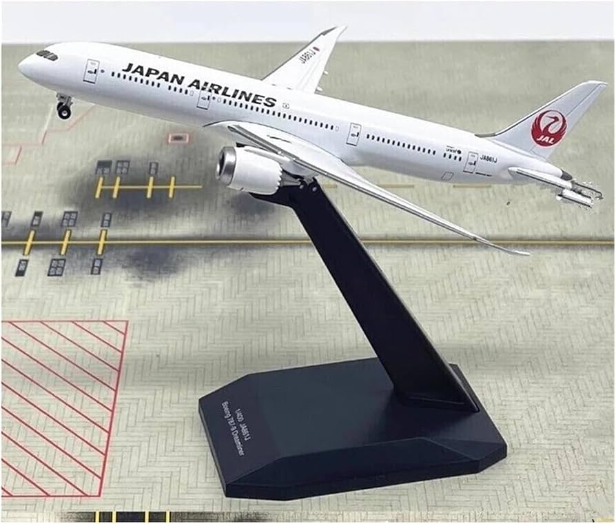Amazon.co.jp: 航空機 1/400 B787-9 JA861J 飛行機モデル JAL 日本航空