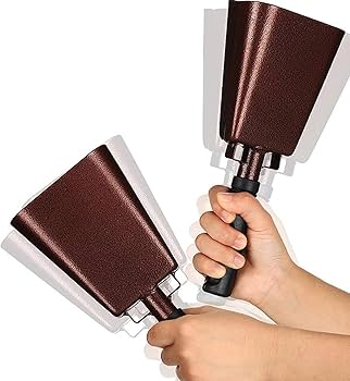 Amazon.co.jp: 応援カウベル | 楽器コールベルハンドル付き | スポーツ