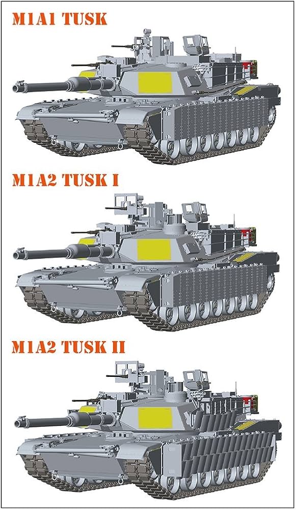 Amazon.com: Rye Field Model M1A2 SEP Abrams Tusk I/Tusk II/M1A1