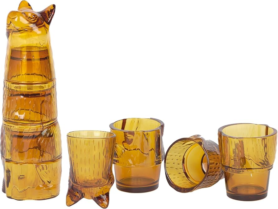 Amazon | DOIY キティ スタッキング グラス ジンジャー Kitty