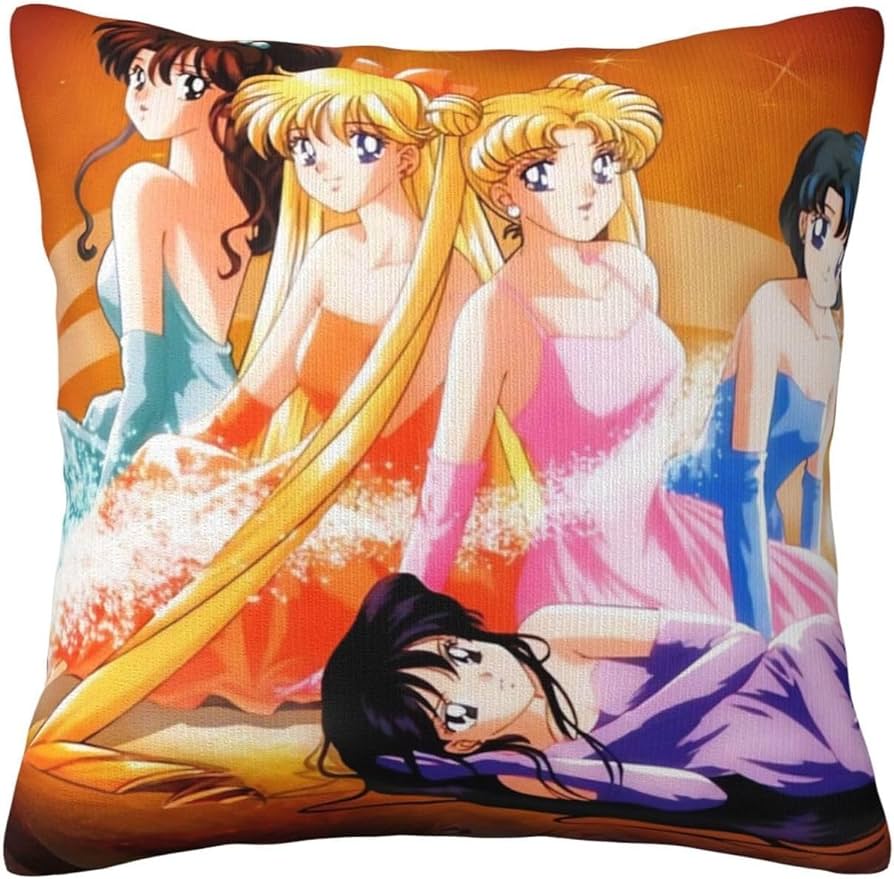 Amazon｜美少女戦士セーラームーン 枕カバー 55×55cm ピローケース 防