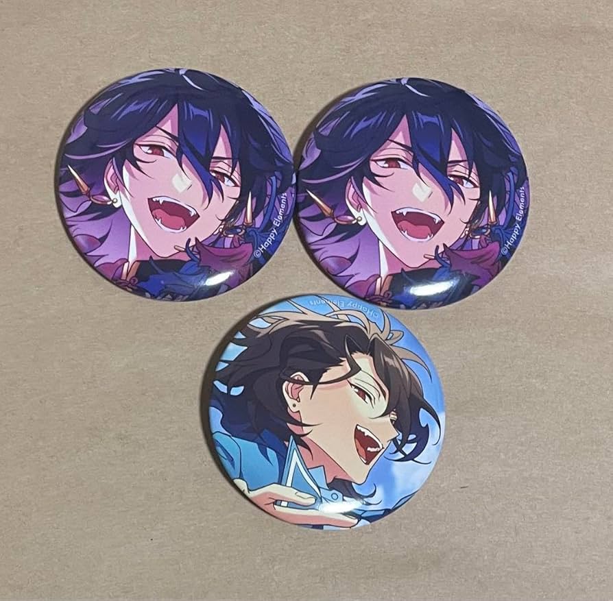 Amazon.co.jp: あんスタ イベコレ缶バッジ オルタード fineO 朔間零