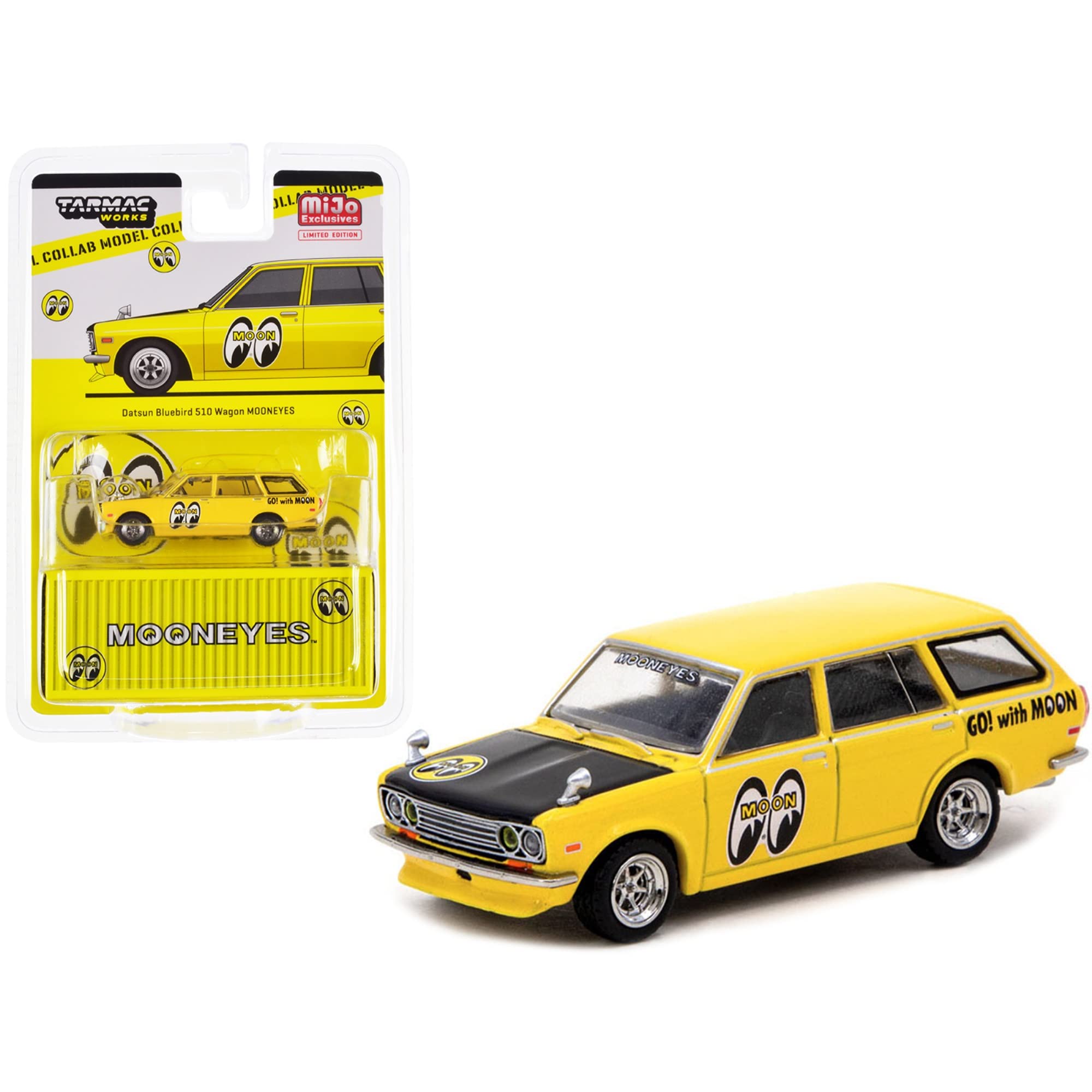Amazon.com: Datsun Bluebird 510 Wagon Yellow with Black Hood