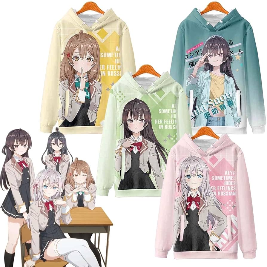 Amazon.co.jp: ロシデレ パーカー コスプレ衣装 アリサ 周防 有希