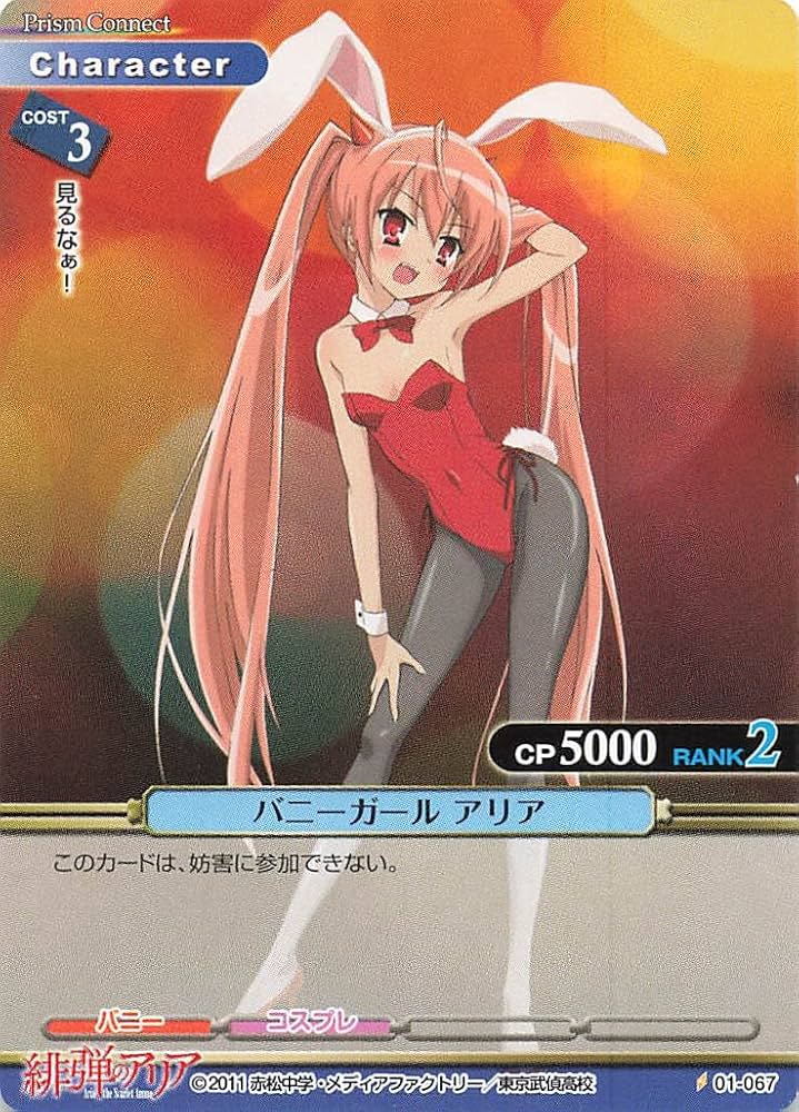 Amazon.co.jp: プリズムコネクト 緋弾のアリア バニーガール アリア 01