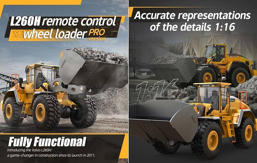 Amazon.co.jp: WANZRXX 1/16 ラジコンローダー 大人用 L260H リモート