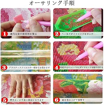 Amazon | ダイヤモンドペインティングキット ダイヤモンドアート