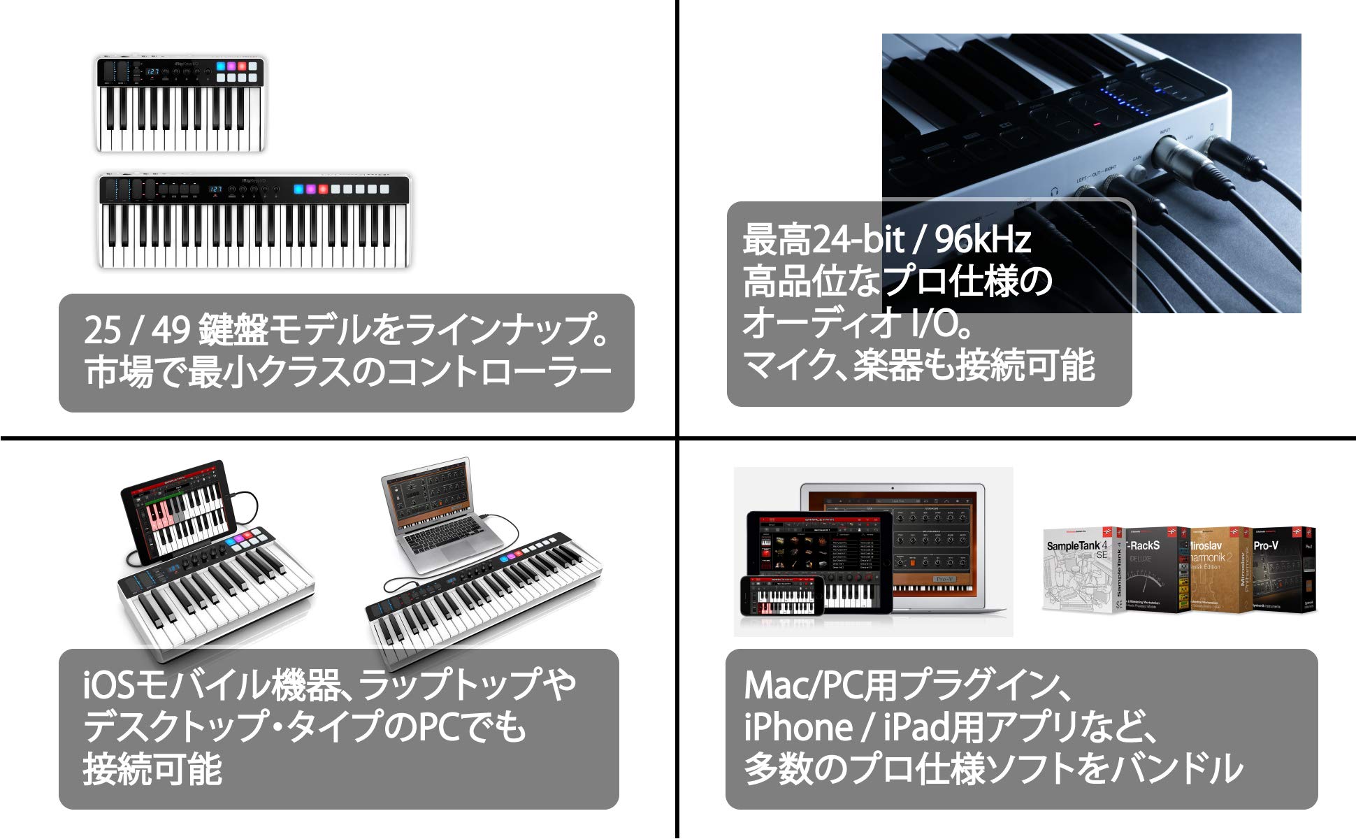 Amazon | IK Multimedia(アイケーマルチメディア) iRig Keys I/O 25