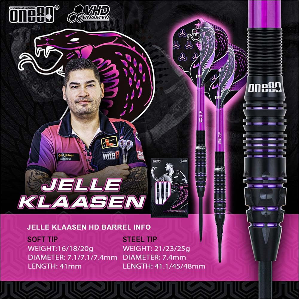 Amazon | One80 ワンエイティ Jelle Klaasen 2BA 16g ヤラ・クラッセン