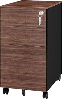 Amazon.co.jp: COOLIVE デスクワゴン キャスター付き 3段 キャビネット