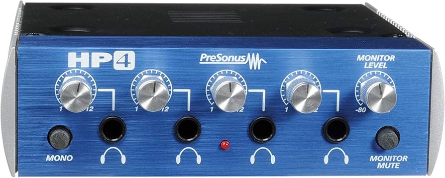 Amazon.co.jp: PreSonus HP4 4チャンネルヘッドホン分配アンプと