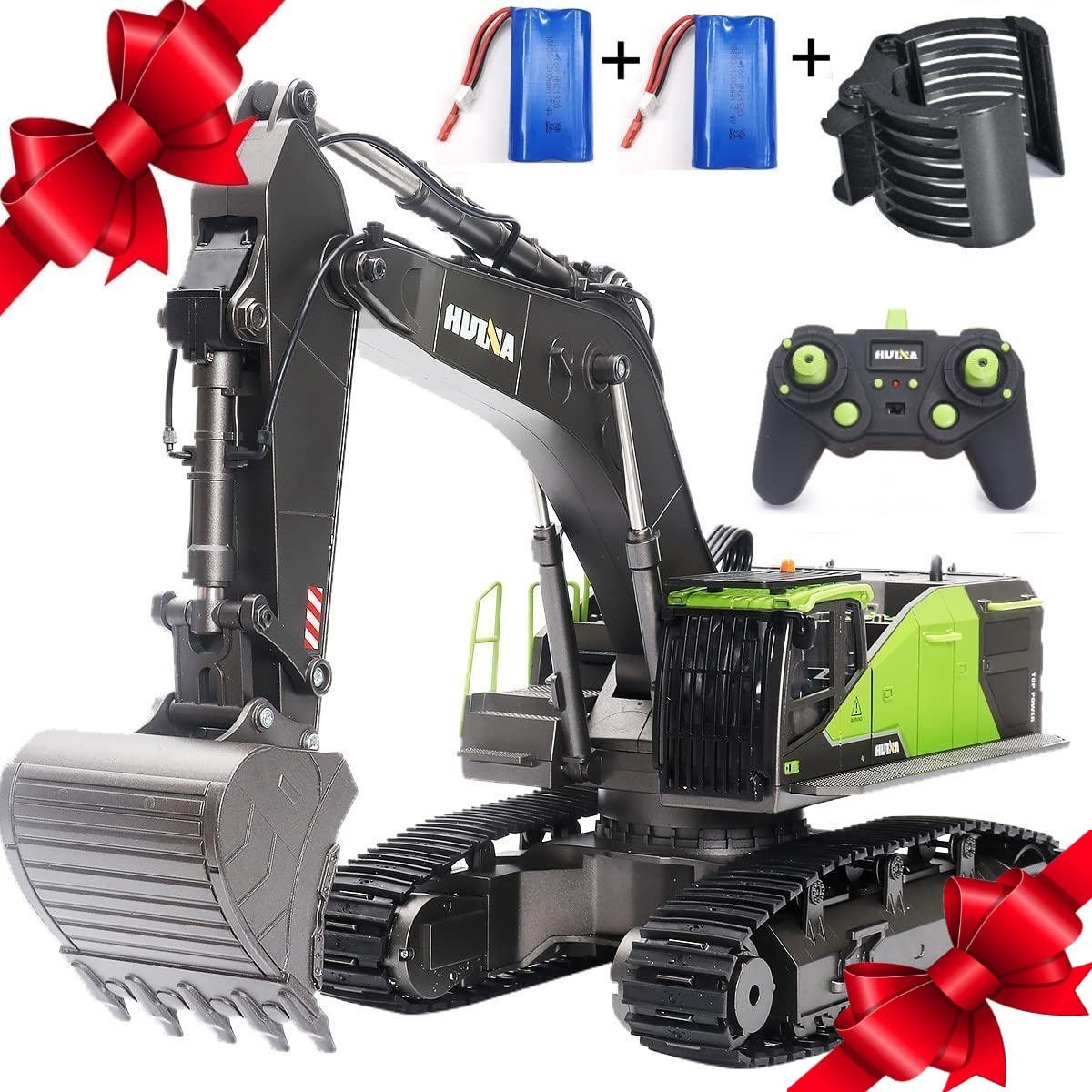Amazon.com: RC Excavator for Adults Huina 1593 Fully Functional 1