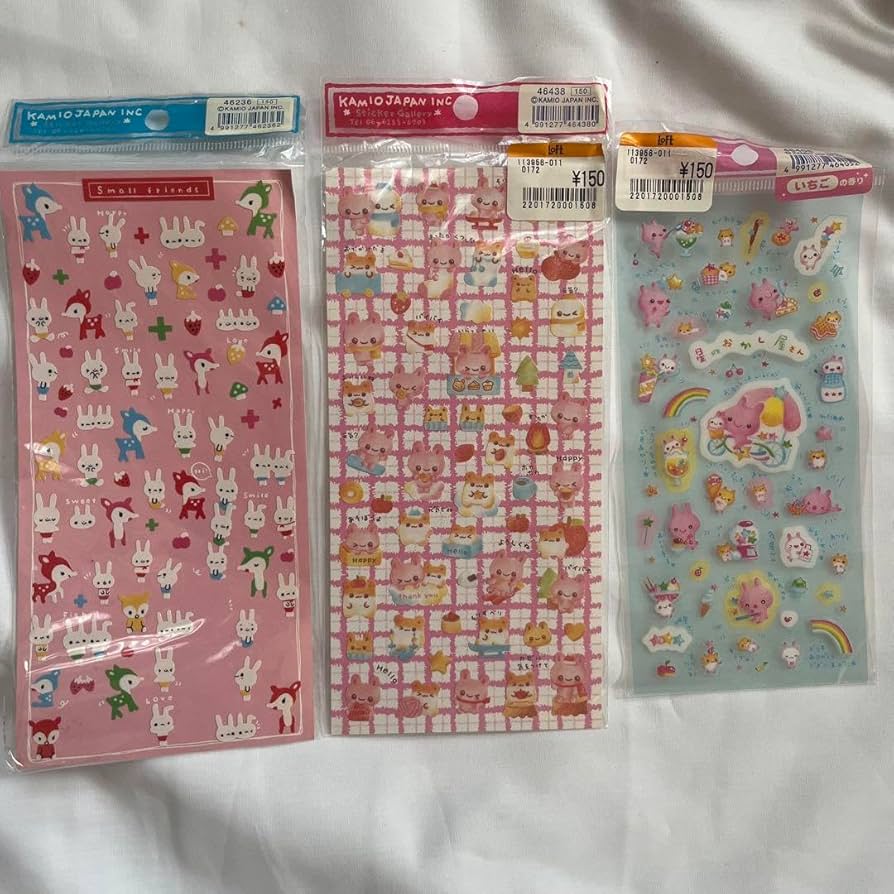 Amazon.co.jp: カミオジャパン KAMIOJAPAN うさぎ シール 平成レトロ