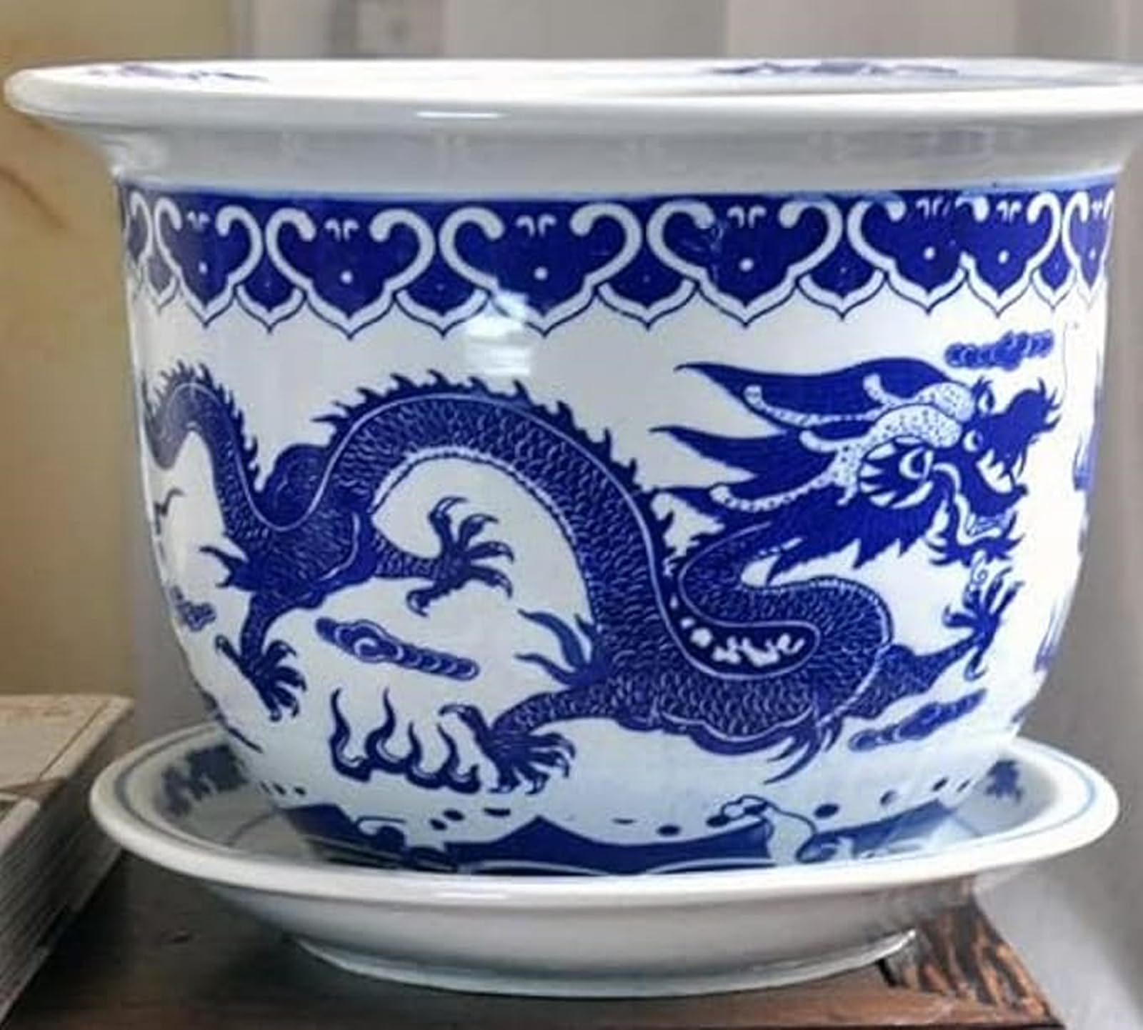 Amazon.co.jp: 植木鉢 セラミック植木鉢 陶器鉢 鉢 プランター 中国風