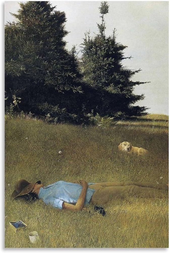 Amazon.co.jp: Andrew Wyethアンドリュー・ワイエス絵画（遠雷）アート