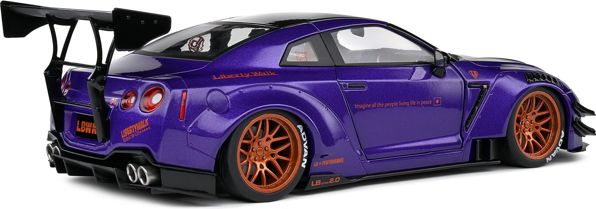 Amazon.com: Mint Models 2022 Gt-R (R35) W/Liberty Walk Body Kit