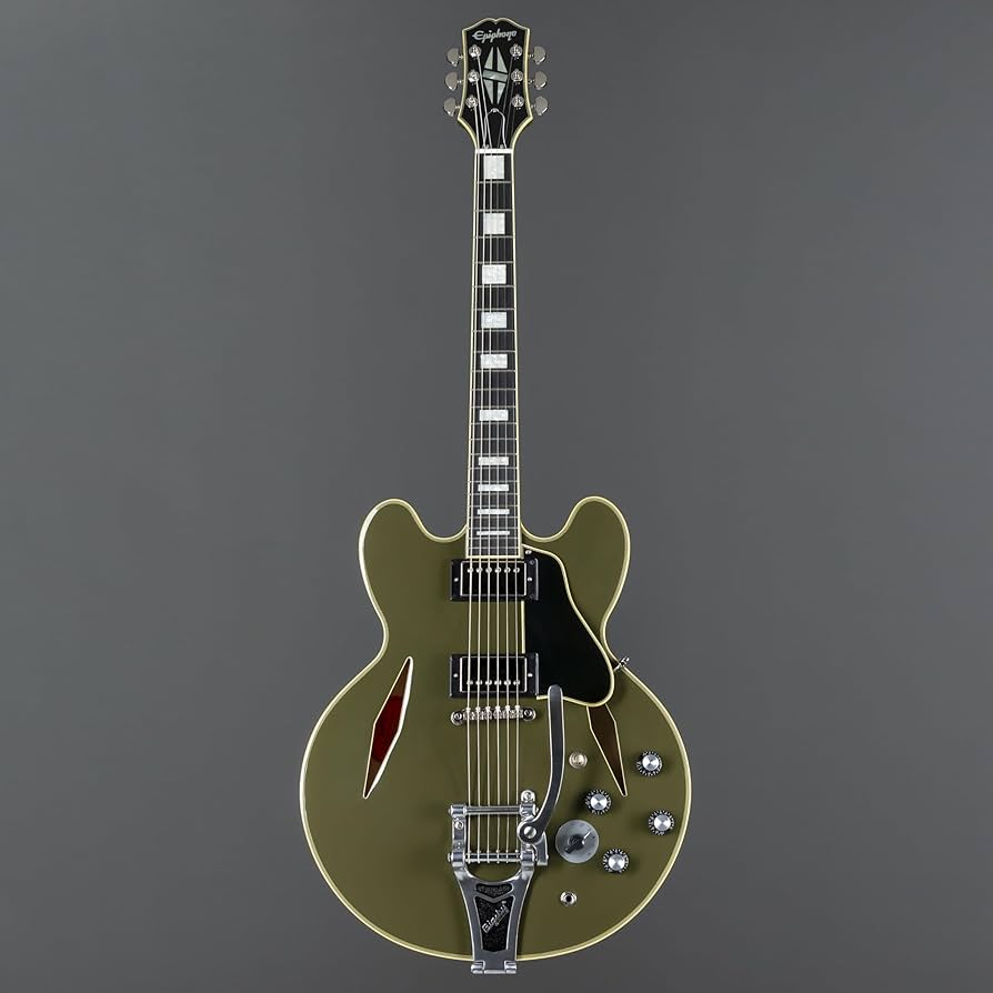 Amazon | Epiphone Shinichi Ubukata ES-355 Ver.02 Olive Drab エレキ
