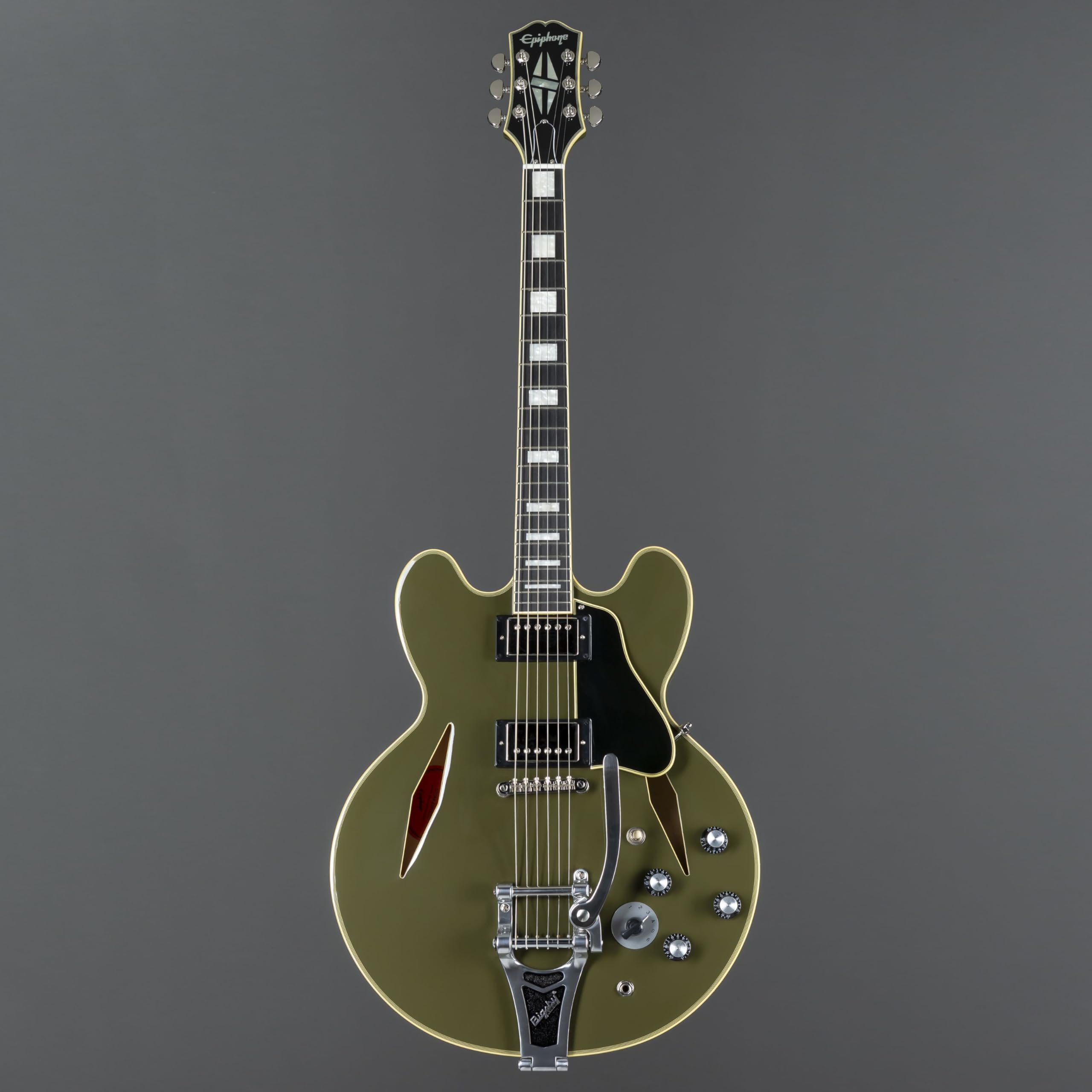 Amazon | Epiphone Shinichi Ubukata ES-355 Ver.02 Olive Drab エレキ