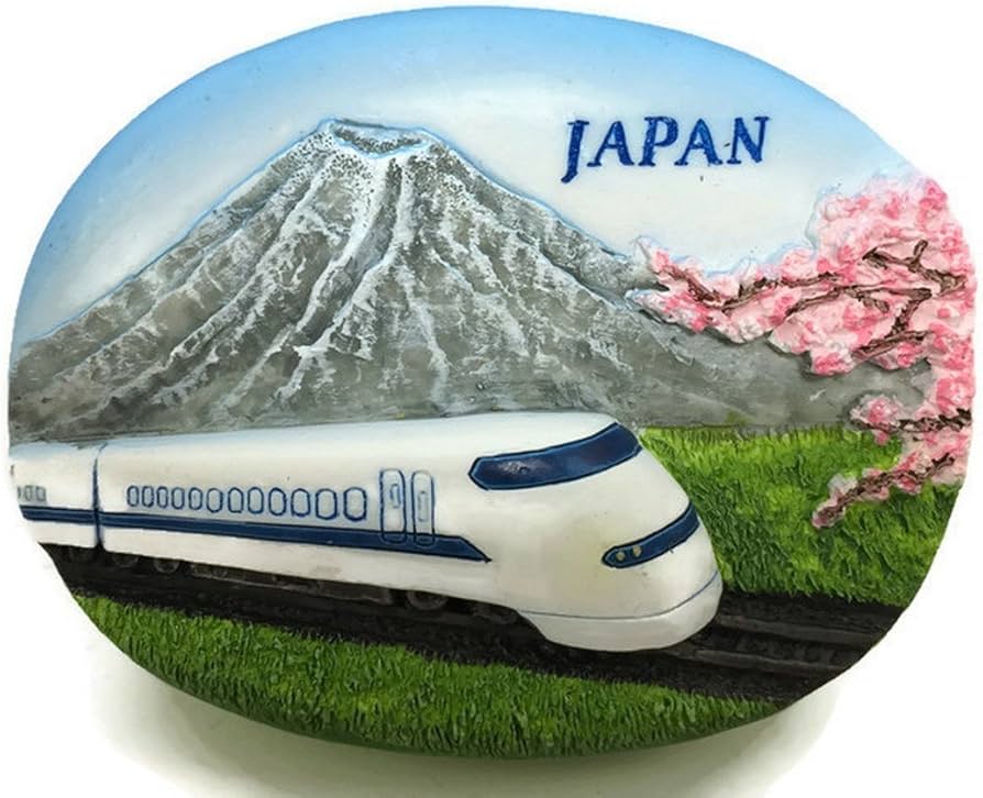 Amazon.co.jp: Japan Bullet Train Shinkansen and Mountain Fuji
