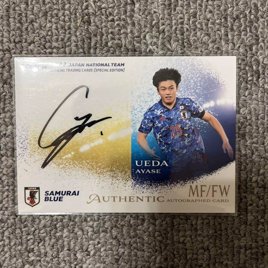 Amazon.co.jp: 上田綺世 グッズ プロ サッカー カード 日本代表 : おもちゃ