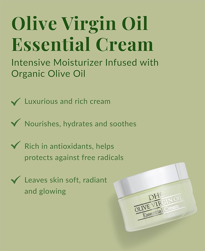 Amazon.com: DHC Olive Virgin Oil Essential Cream, Moisturizer