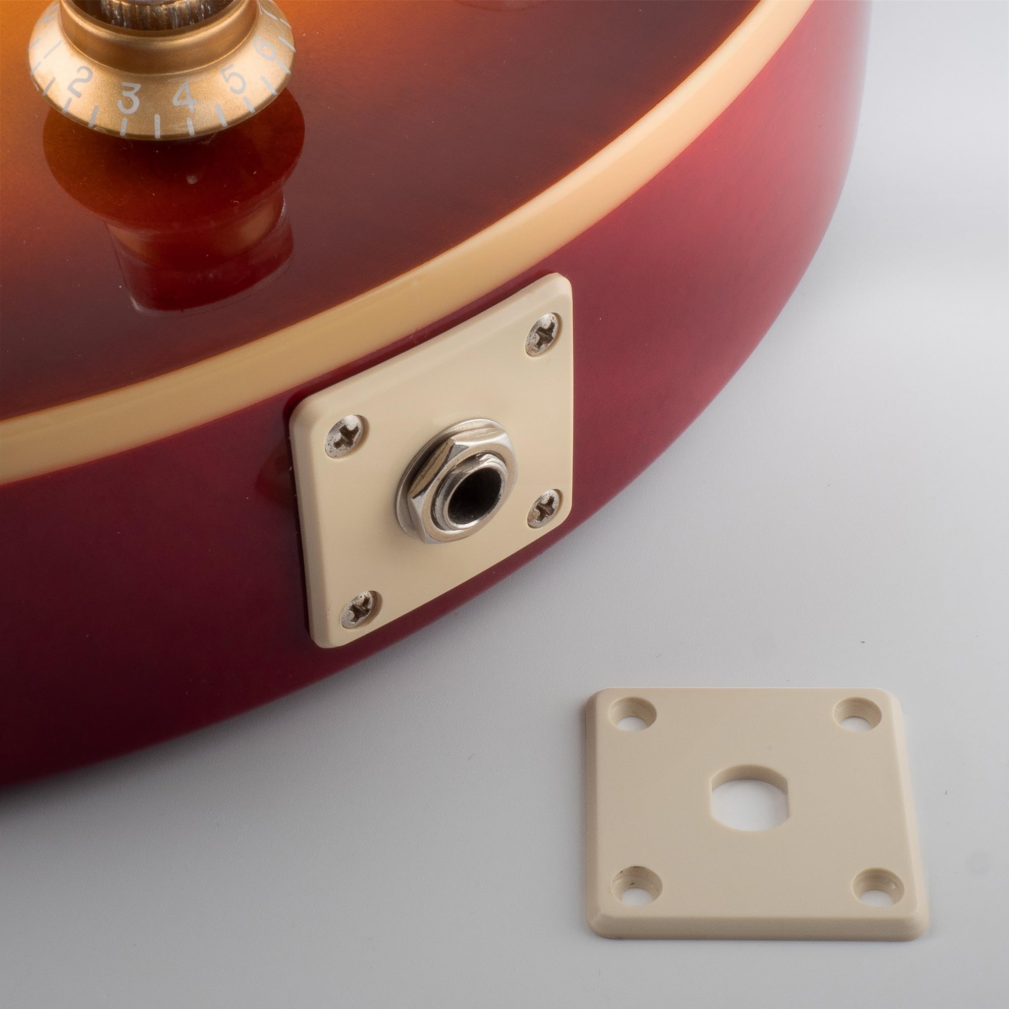 Amazon.com: Musiclily Pro Plastic Input Jack Plate Square Output