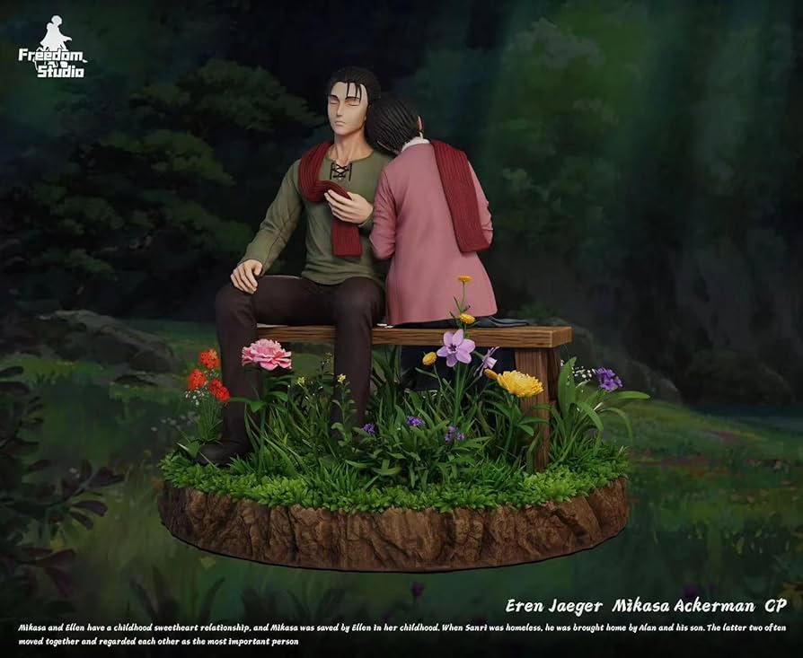 Amazon | エレン・イェーガー ミカサ・アッカーマン フィギュア 1/6