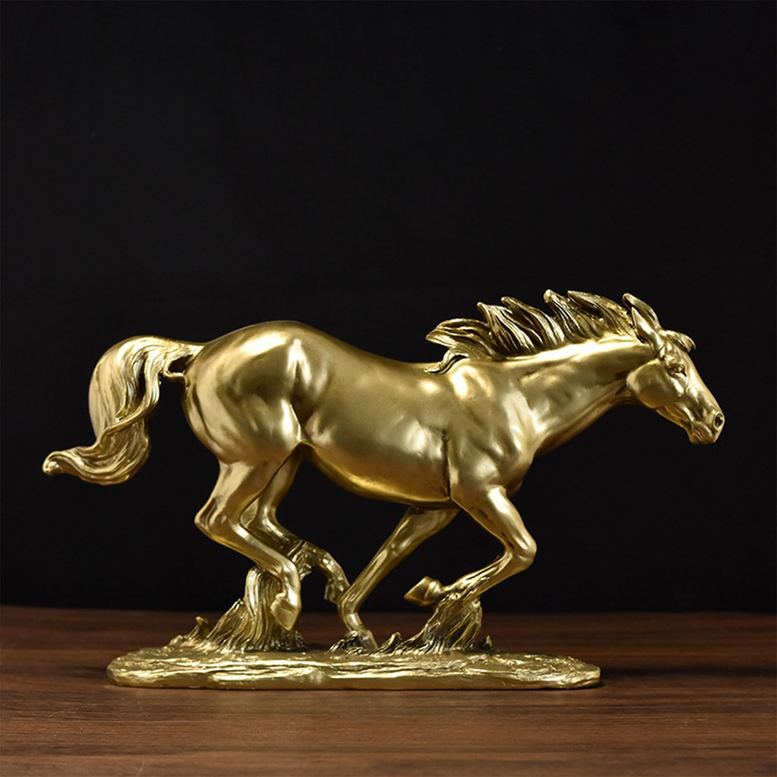 Amazon.co.jp: 馬 インテリア うま 置物 オブジェ 馬の置物 店舗装飾品