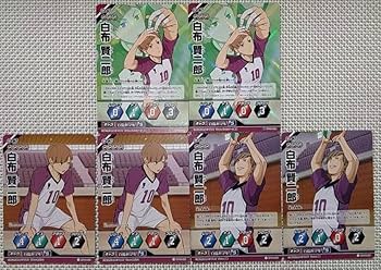 Amazon.co.jp: ハイキュー バボカ 白鳥沢 白布 サインカード 頂 他 9枚