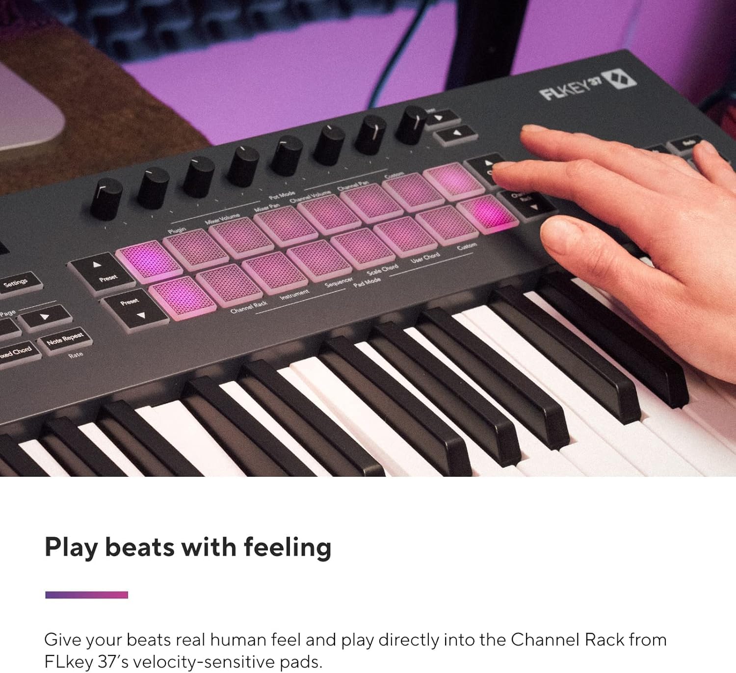 Amazon.co.jp: novation ノベーション/FL KEY 37 MIDIキーボード