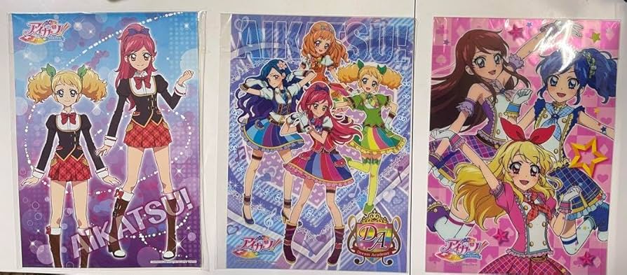Amazon.co.jp: アイカツ お風呂ポスター クリアポスター 2枚 3枚