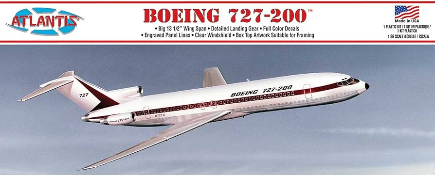 Amazon.com: Plastic Model KIT Boeing 727 : Arts, Crafts & Sewing