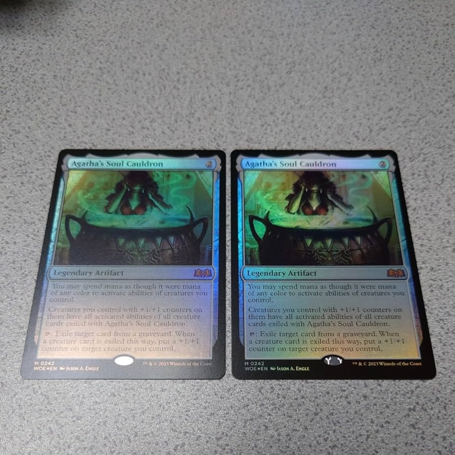 Amazon.co.jp: MTG WOE アガサの魂の大釜 英語foil 二枚セット エル