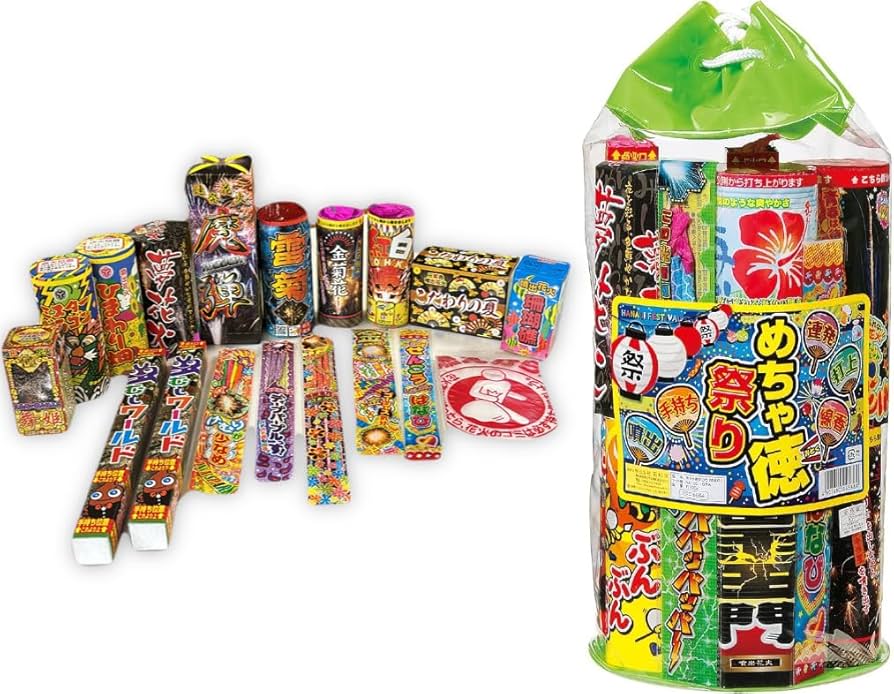 Amazon.co.jp: めちゃ徳まつりMMｰ01 4588 (噴出 手持ち 打上 連発 線香