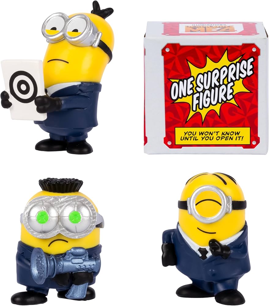 Amazon.com: Minions Despicable Me 4-4 Figure Packs AVL Squad | 2