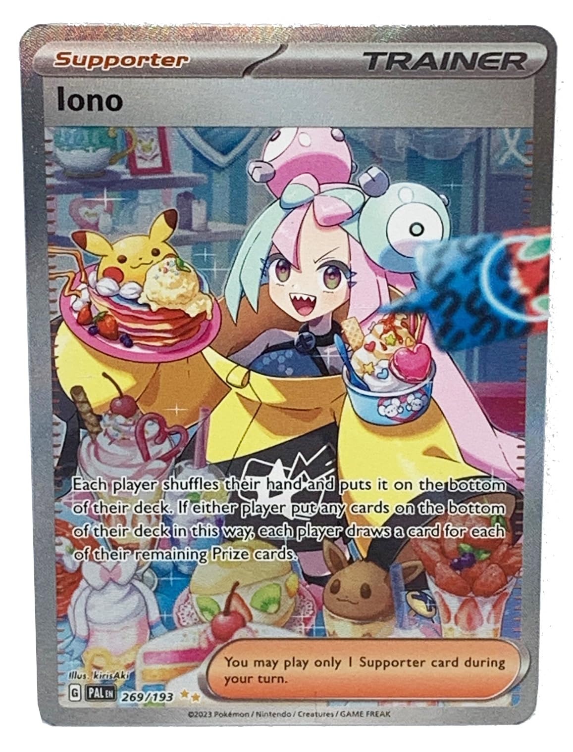 Amazon.com: Pokemon - Iono 269/193 - Paldea Evolved - Special