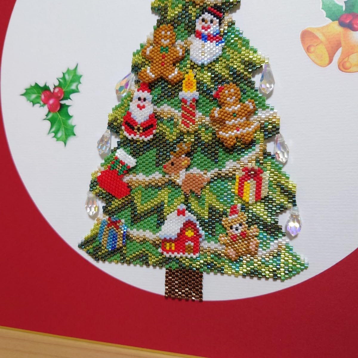 Amazon.co.jp: ハンドメイド ビーズステッチで作ったクリスマスツリー