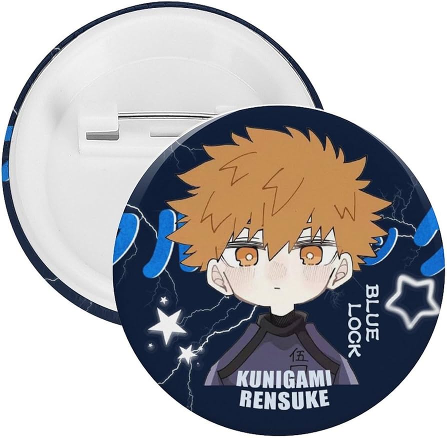 Amazon.co.jp: ブルーロック 國神 錬介 缶バッジ ばね針式 同人グッズ