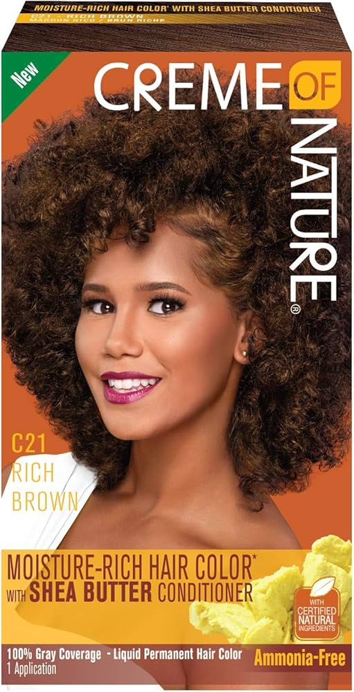 Amazon.com : Creme of Nature Moisture Rich Hair Color Kit, C21