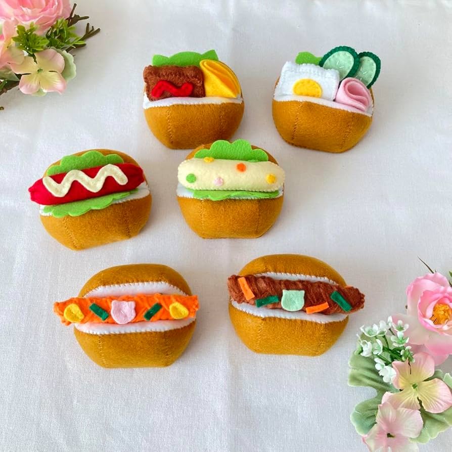 Amazon | フェルトままごと パンサンド パン おままごと おもちゃ